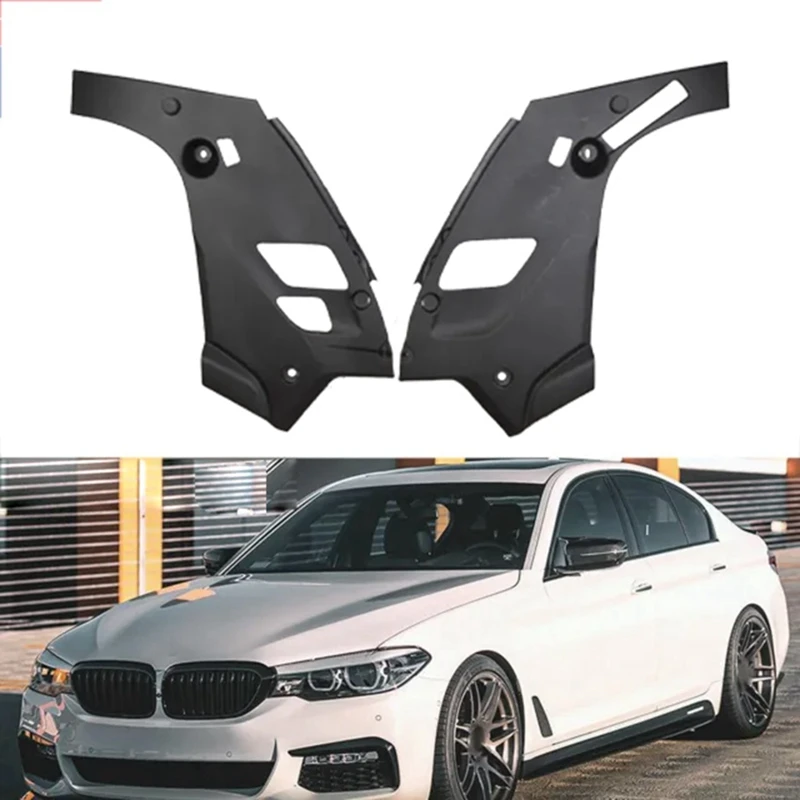 1 Pair Engine Hood Cover Seal Panel Compartment Cover For BMW 5 Series G38 G30 51767349603 51767349604 Accessories