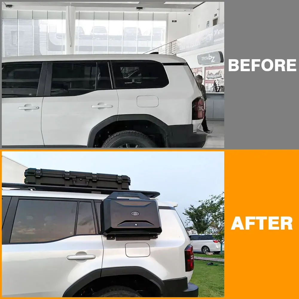 

Car Trunk Storage Rack For Toyota Land Cruiser Prado LC250 Small Schoolbag External Equipment Box Off Road Modification Parts