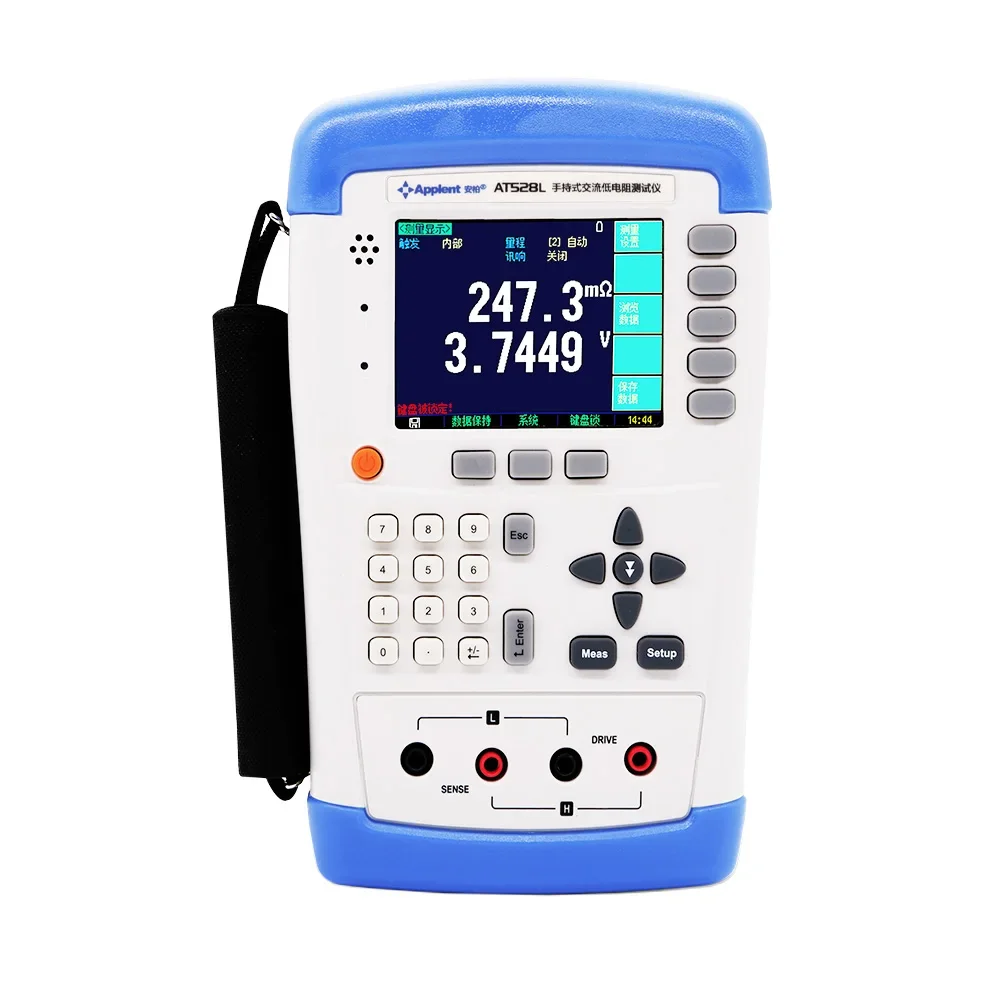 AT528L DATA RECORDING BUILT-IN COMPARATOR  HANDHELD BATTERY METER BATTERY TESTER