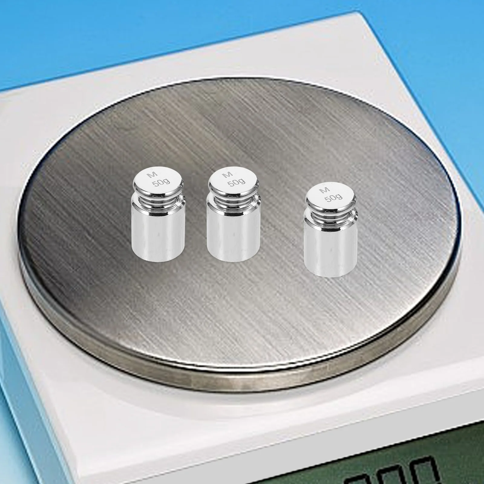 

50g Chromeplated Calibration Weights M1 Grade High Precision Lab Scales Balance Teaching Instruments Jewellery Digital