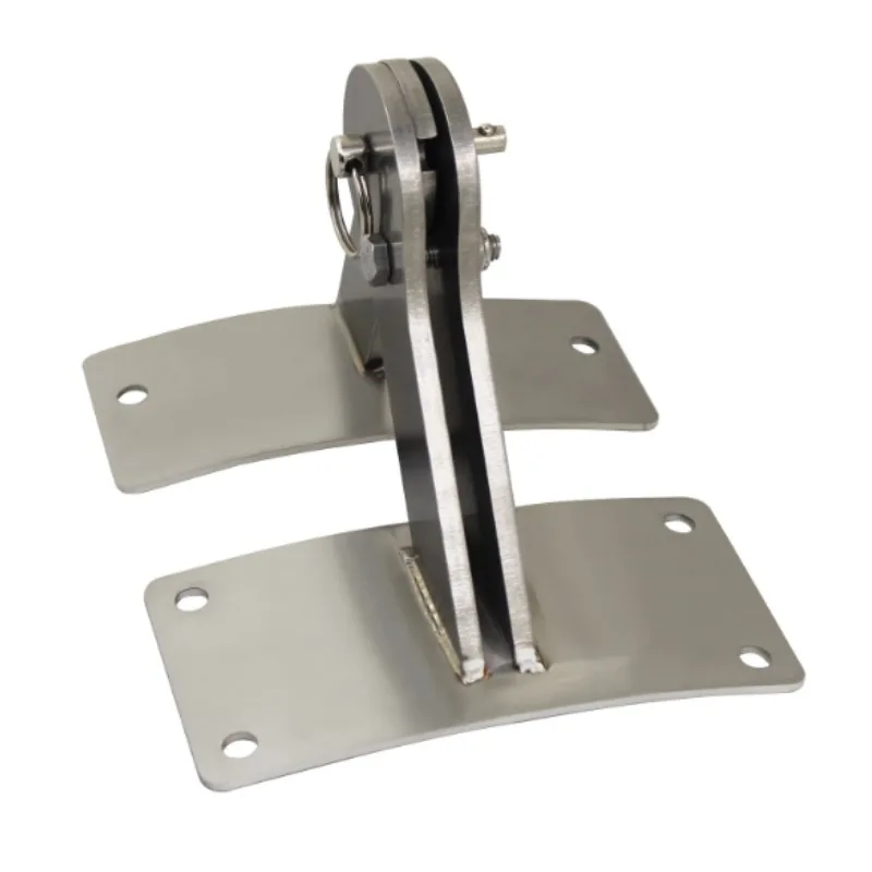 1PCS 304 สแตนเลสสตีลย่างฝาปิดบานพับชุดสําหรับ Weber Smokey Smoker Grill บานพับเปลี่ยนชิ้นส่วน