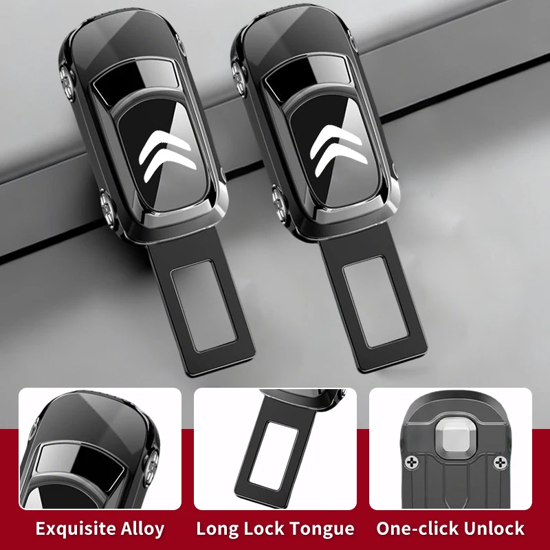 Car Seat Belt Clip Extender Safety Seatbelt Lock Buckle Plug For Citroen C4 C3 C5 C1 C2 Berlingo Celysee Cactus Picasso