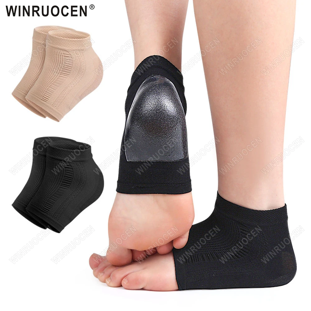 

Heel Socks Foot Cover Moisturizing Anti-wear Crack Moisturizing Silicone Socks Foot Protectors Short Socks Heel Cover man women
