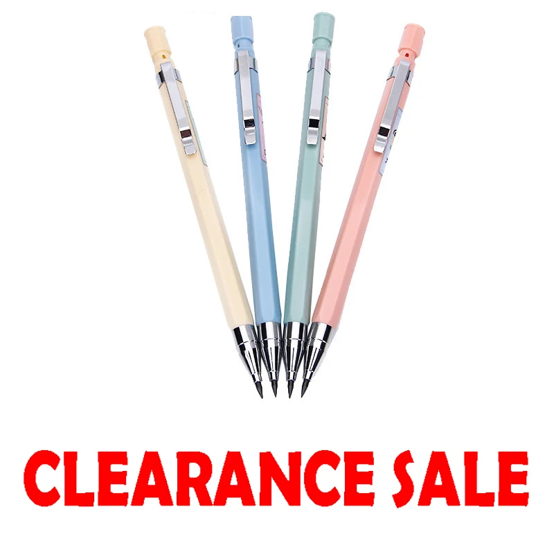 

High-Quality Mechanical Pencil With Thick Refill 2.0mm, 2B. For Professional Painting School Supplies 3pcs/Lot