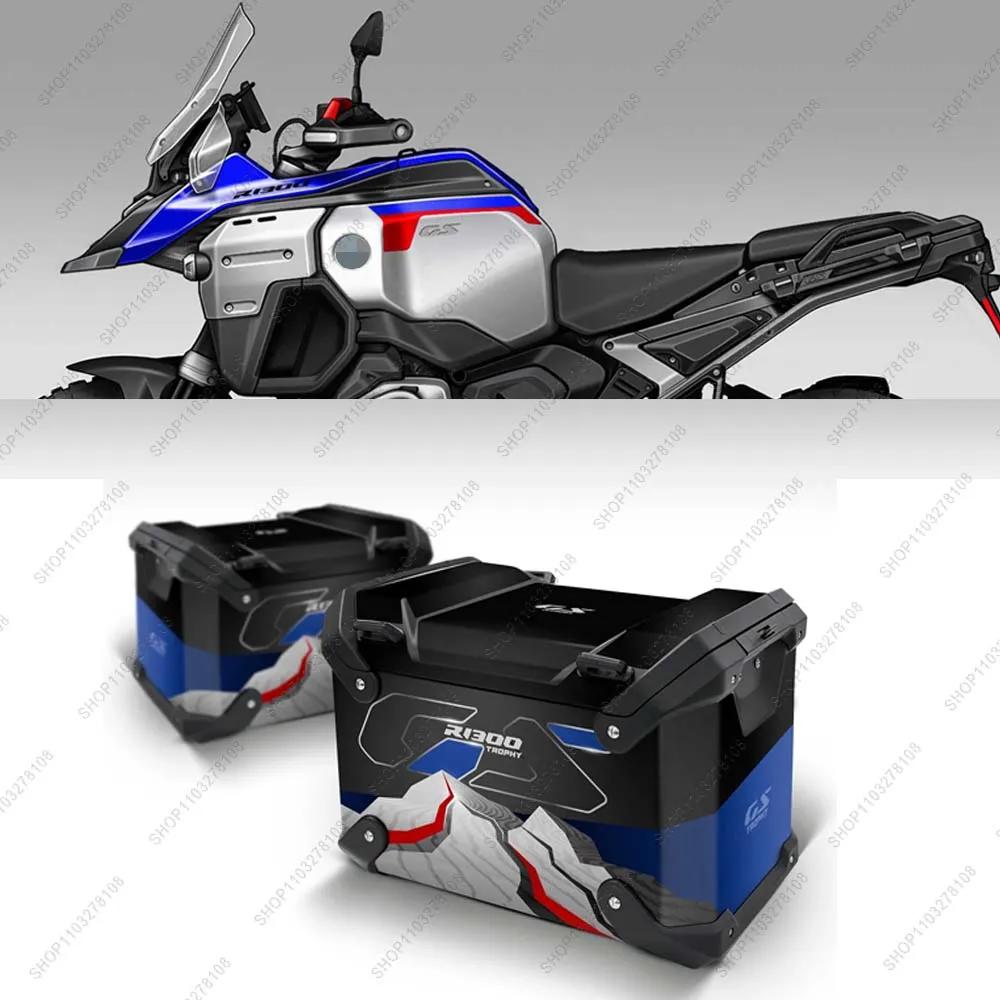 

For R1300GS ADV 2025 Trunk decals kit Motorcycles Luggage Cases Protector Sticker