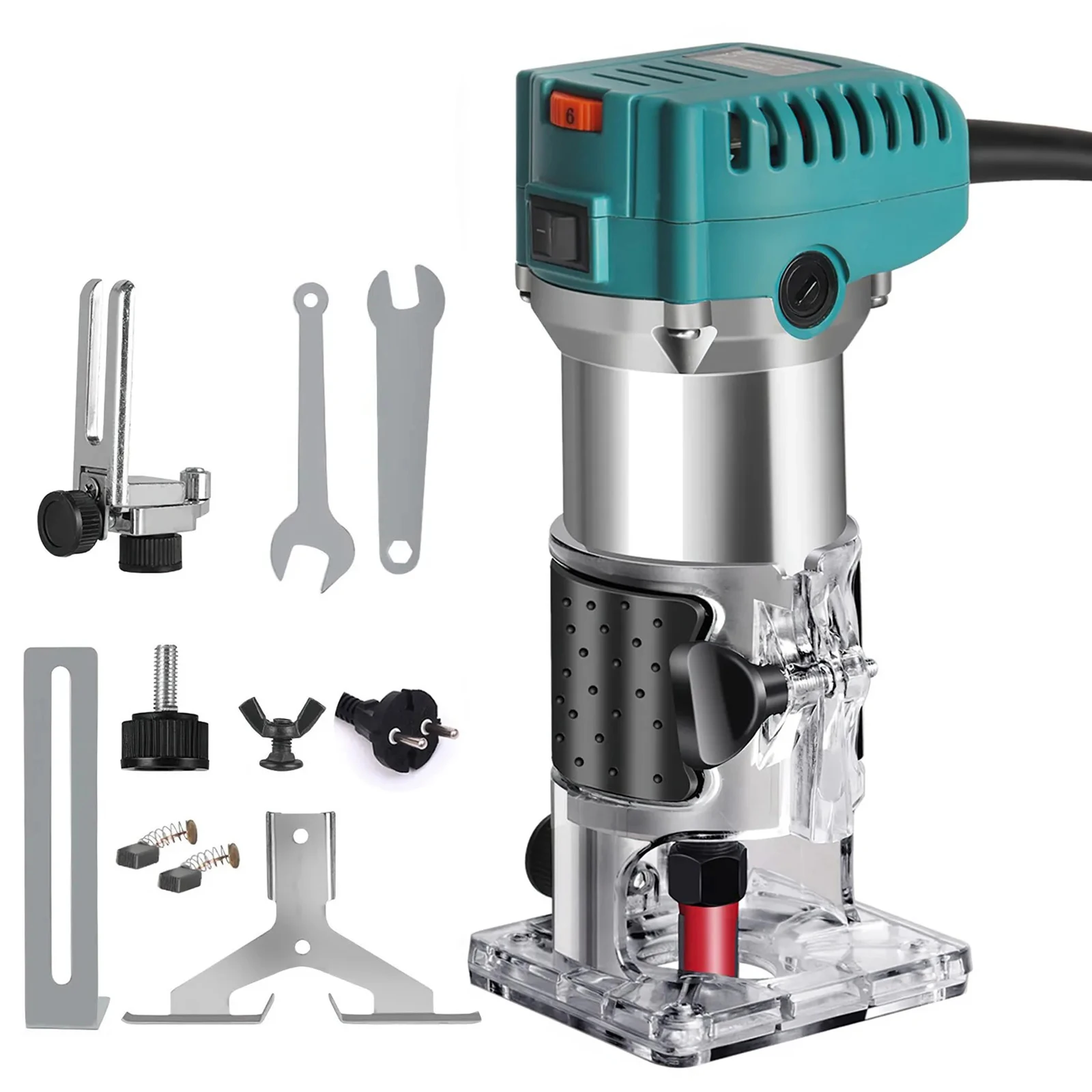 30000 U/min Elektrische Holzfräse Elektrischer Trimmer Holzbearbeitungs-Fräs- und Graviermaschine Schlitz- und Trimmaschine Schnitzfräse Elektrowerkzeug