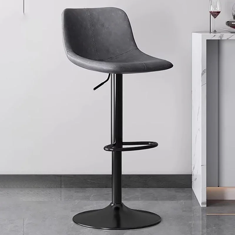 

Swivel Nordic Bar Stool Black Aesthetic Long Luxury Reception Desk Design Bar Stool Kitchen Ergonomic Banqueta Trendy Furniture