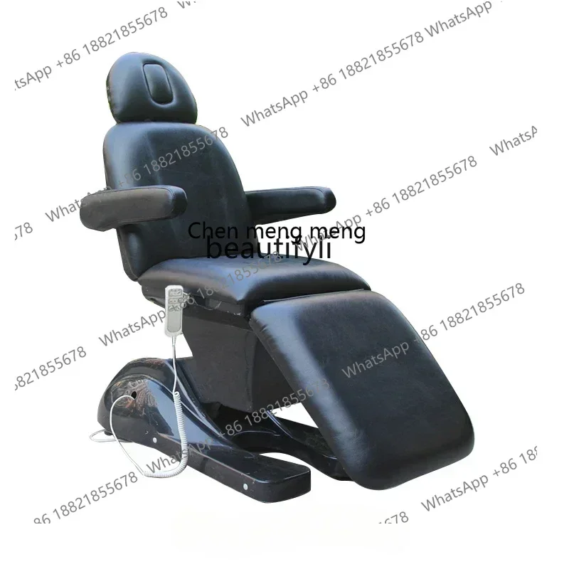 

X Beauty Salon Special Bed Electric Lift Beauty Care Bed round Head with Hole Massage Massage Couch