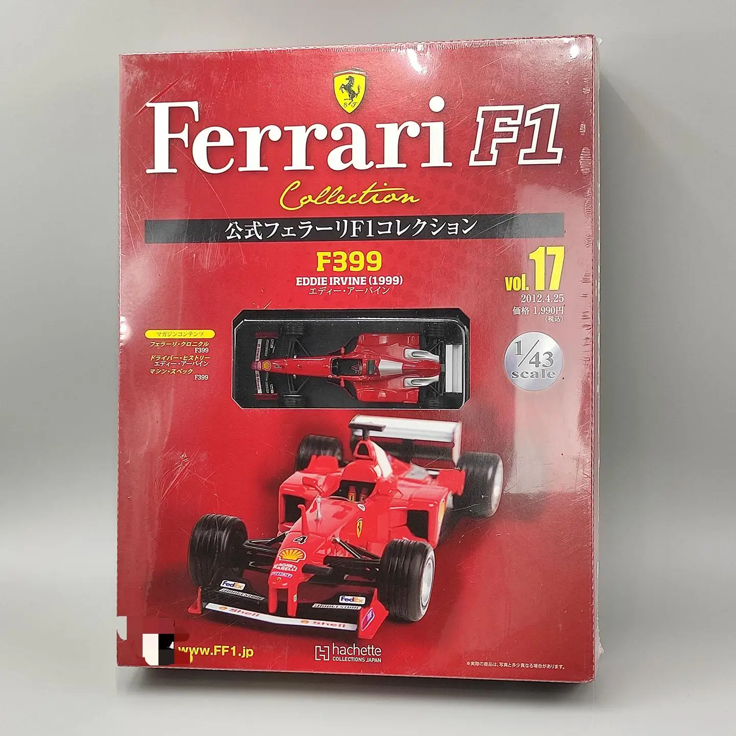 Diecast 1:43 Scale Ferrari F399 1999 #4 vol.17 Alloy Car Model
