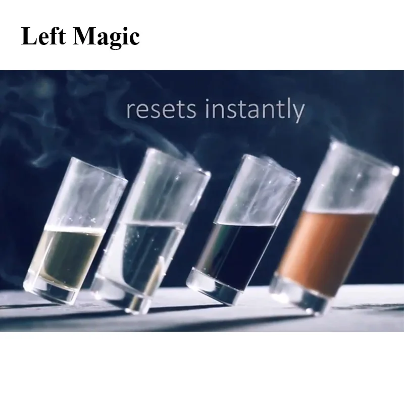 

Antigravity Magic Tricks Balance a Glass Cup with Liquid Illusion Magician Close Up Gimmick Props Comedy Magia tour de magie