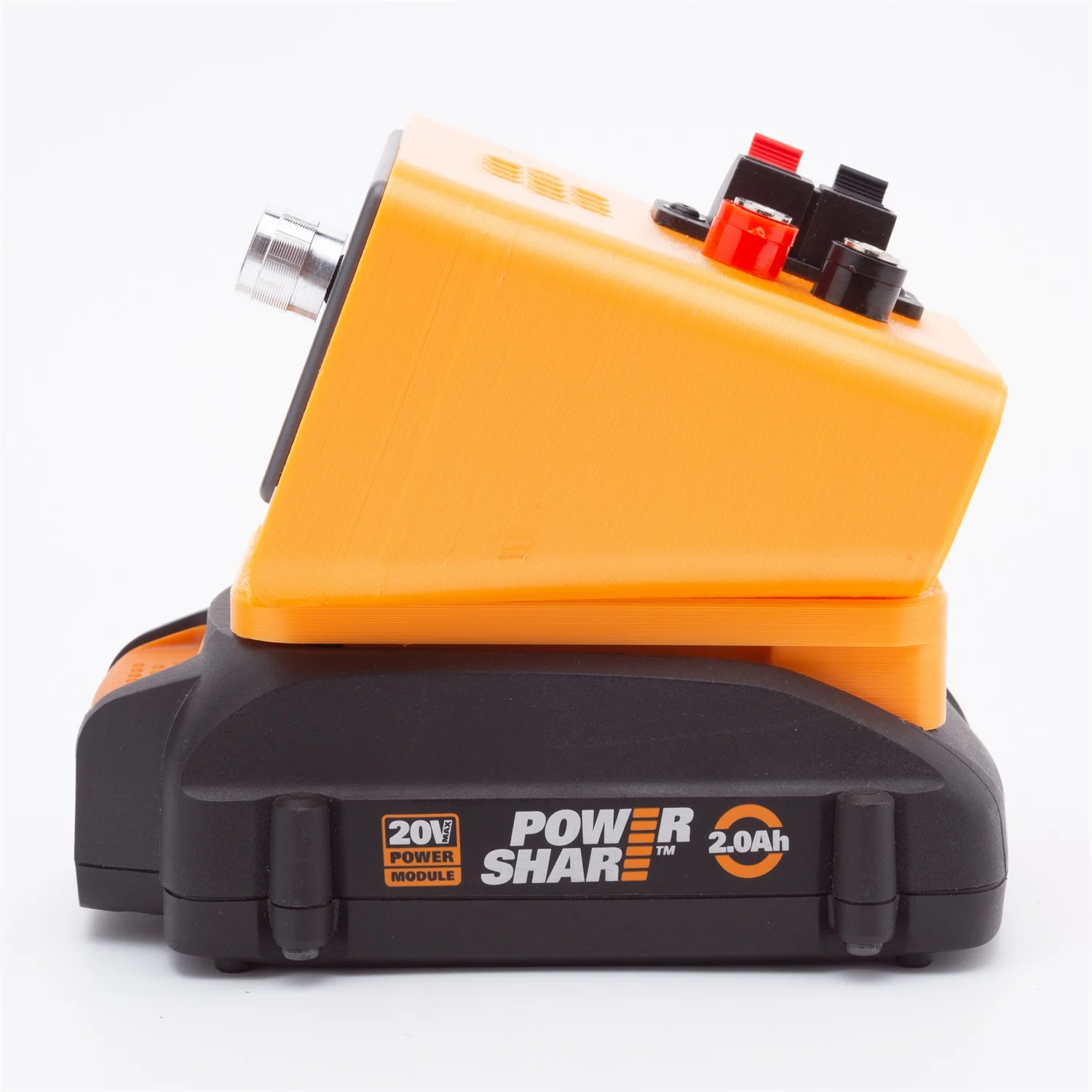 Imagem -02 - Bateria Portátil Cnc Fonte de Alimentação Ajustável Conversor Buck Boost para Absx 6pin 20v Bateria de Lítio Tensão dc Estável ao ar Livre