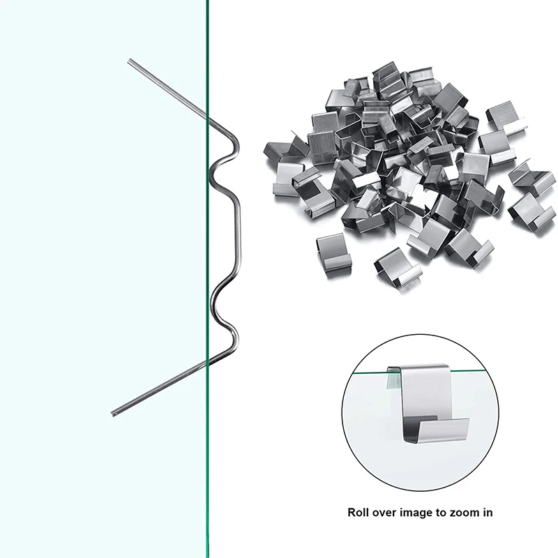 400Pcs Greenhouse Repair Kit Include 100 Glazing Clips W Wire Clips 100Z Overlap Clips and 100 Greenhouse Nuts and Bolts