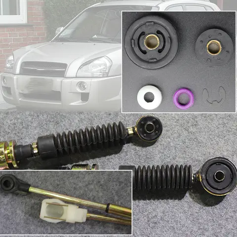 Manuell växelspakskoppling, växelspaksanslutning, bussning, stångbussning för Hyundai Tucson JM 2005 2006 2007 2008 2009 6 best sales Hyundai Tucson 2004 2009 - №6