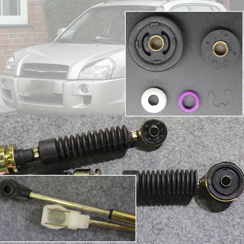 Palanca Selector de cambio de marchas Manual, Cable de conexión, casquillo de varilla de conexión para Hyundai Tucson JM 2005 2006 2007 2008 2009