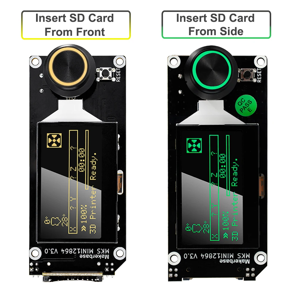 Makerbase MKS MINI12864 V3 LCD Smart Display Screen 3D Printer Parts MKS SKR VORON Mini 12864 Intelligent Control Screen