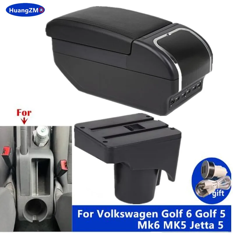 Für Volkswagen Golf 6 Armlehne Box Für Volkswagen Scirocco Sagitar VW Golf 6 Golf 5 Mk6 MK5 Jetta 5 Auto armlehne Auto Lagerung Box