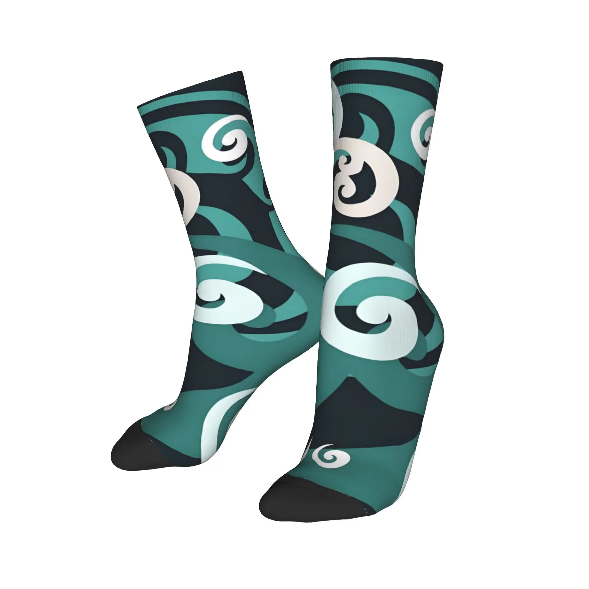 

Крутые мужские носки в стиле племени маори-воина, унисекс, дышащие теплые носки с 3D принтом, Новая Зеландия, горные носки для экипажа