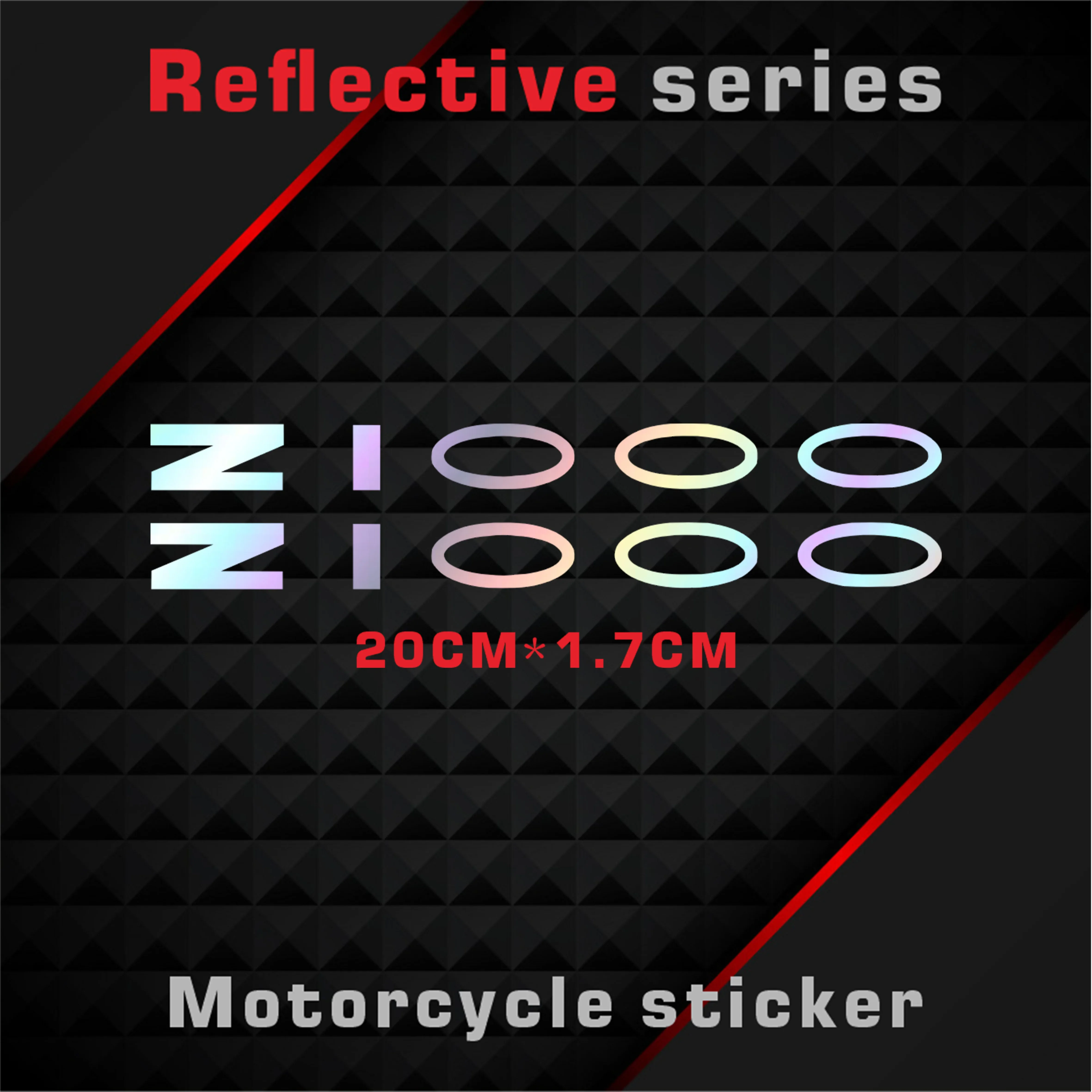 

New Motorcycle Stickers Body Reflective Waterproof Body fuel tank logo sticker Kit For Z1000 Decorative stickers