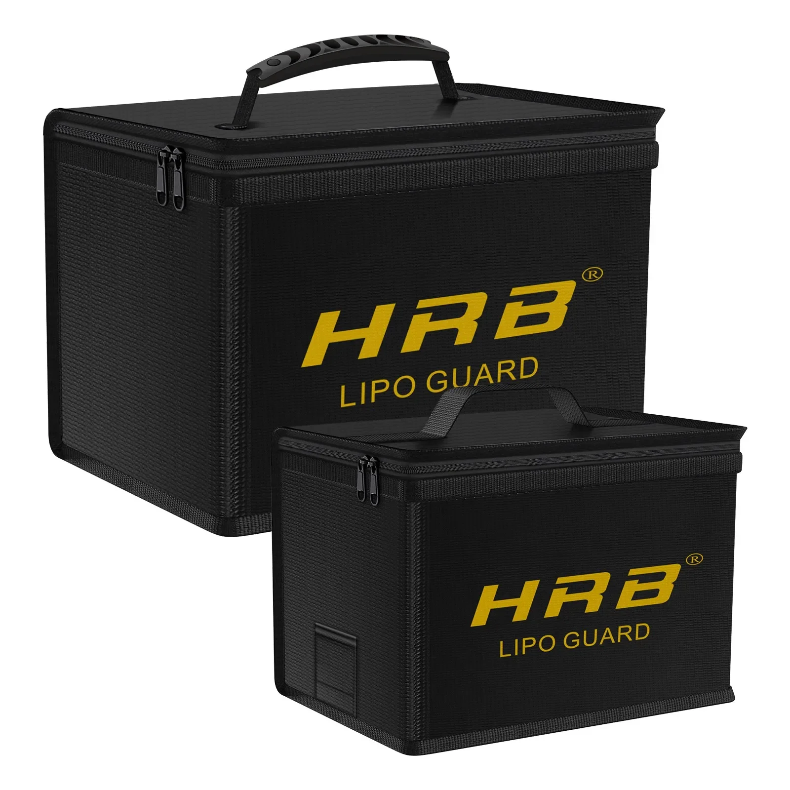 

HRB Lipo Safe Bag Fireproof Safety Lipo Bag Large Capacity Storage Guard Battery Waterproof Explosion Proof Safe Fire Suitcase