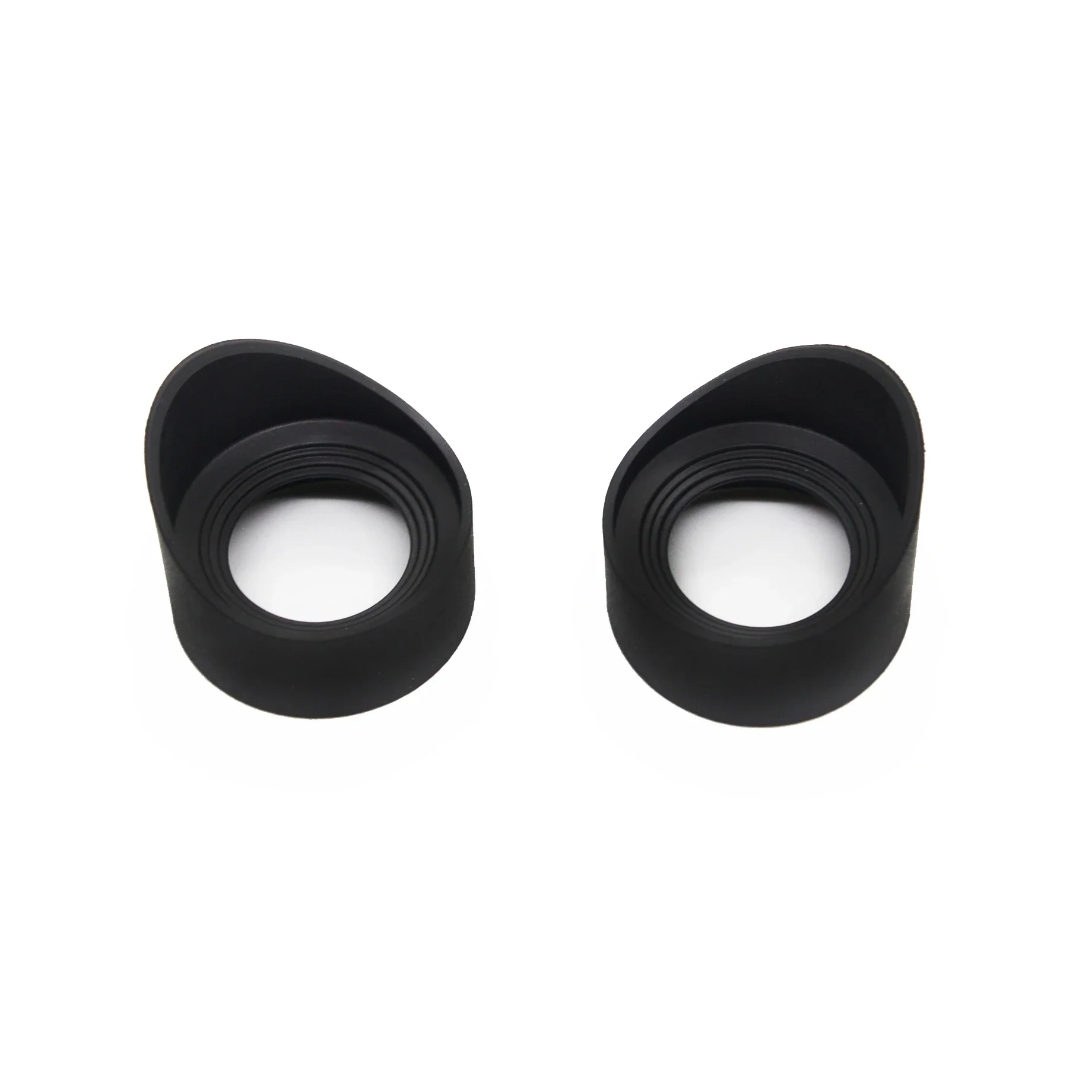 2 pcs 44mm Inner Diameter Bioncular Microscope Eyepiece Rubber Eye Guard Cups for 42-48MM Telescope Stereo Biological Microscope