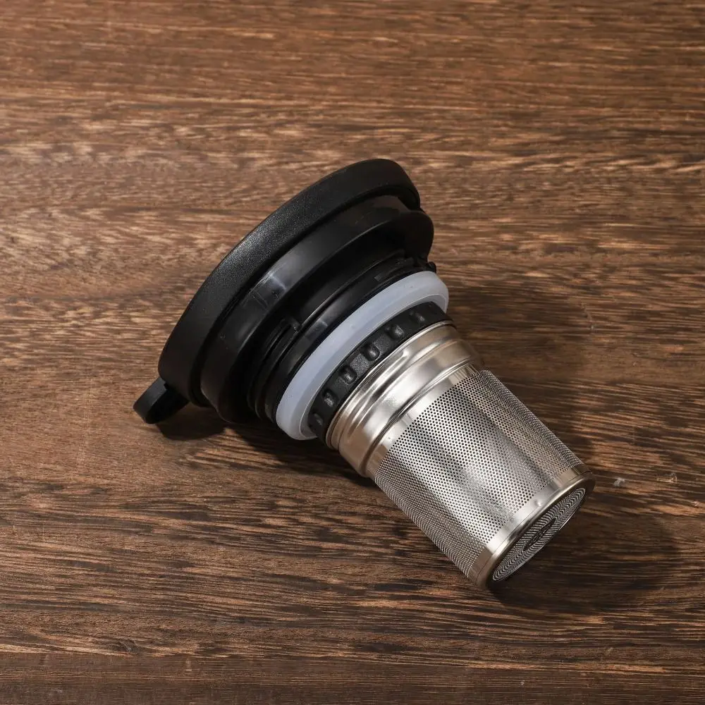 Stainless Steel Vintage Floral Tea Thermos Built-In Filter Drip-Proof Tea Kettle Chinese Style V-Shaped Spout Mini Hot Tea Pot view 6
