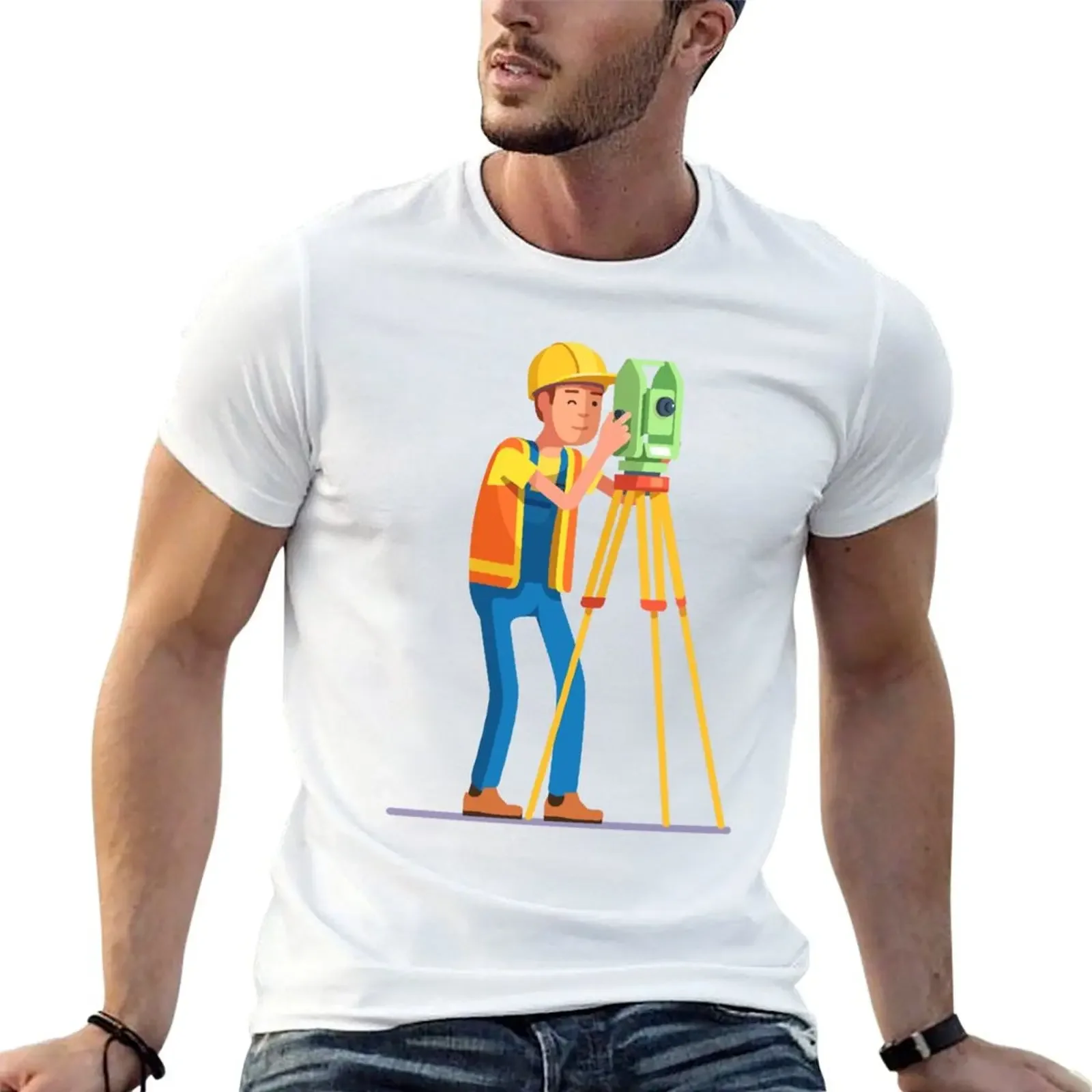 Survey engineering T-Shirt plus size clothes graphic tee shirt custom shirt mens designer clothes