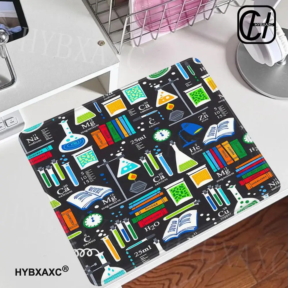 HYBXAXC Math Chemistry Doodles Graphics Nature Rubber Table Gaming Keyboard Mouse Pad Laptop Computer Mousepad Mat 450x400x3mm