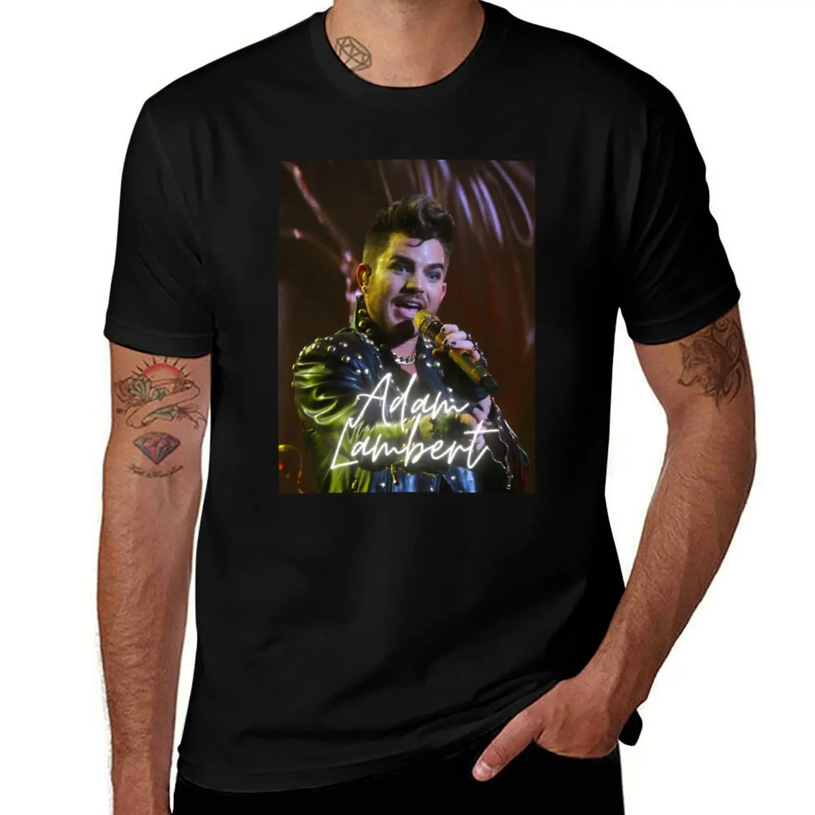 Adam Lambert - Queen T-Shirt Stretch Fabric Comfort T-Shirt