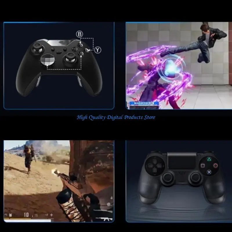 U2JE อุปกรณ์เสริมสำหรับเล่นเกมตัวรับสัญญาณไร้สาย Gamepad Converter Dongle สำหรับ X1S XSX NS Switchs USB อะแดปเตอร์