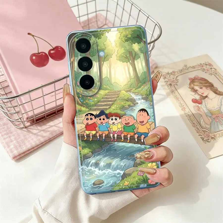 Stream Forest S-Shin-C-Chan Phone Cover Case for Samsung Galaxy A25 A51 A52 A37 A55 A23 A14 A16 A36 A13 A57 A26 A24 A33 A52 A56