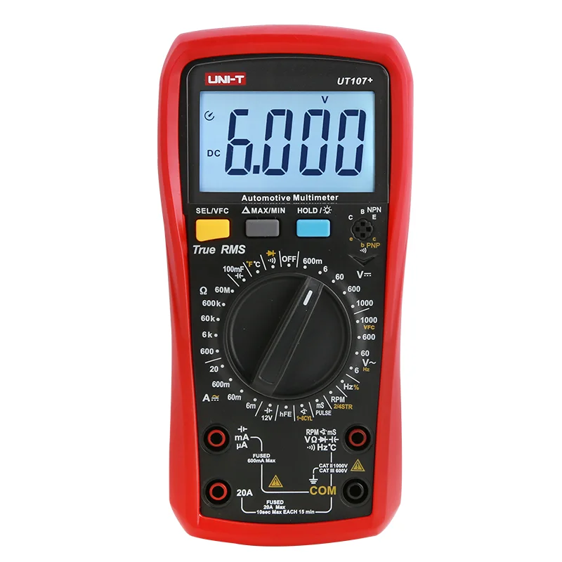 uni-t-ut107-multimetro-digitale-automobilistico-1000-v-ac-dc-voltmetro-amperometro-capacimetro-tester-di-temperatura-e-misuratore-di-frequenza