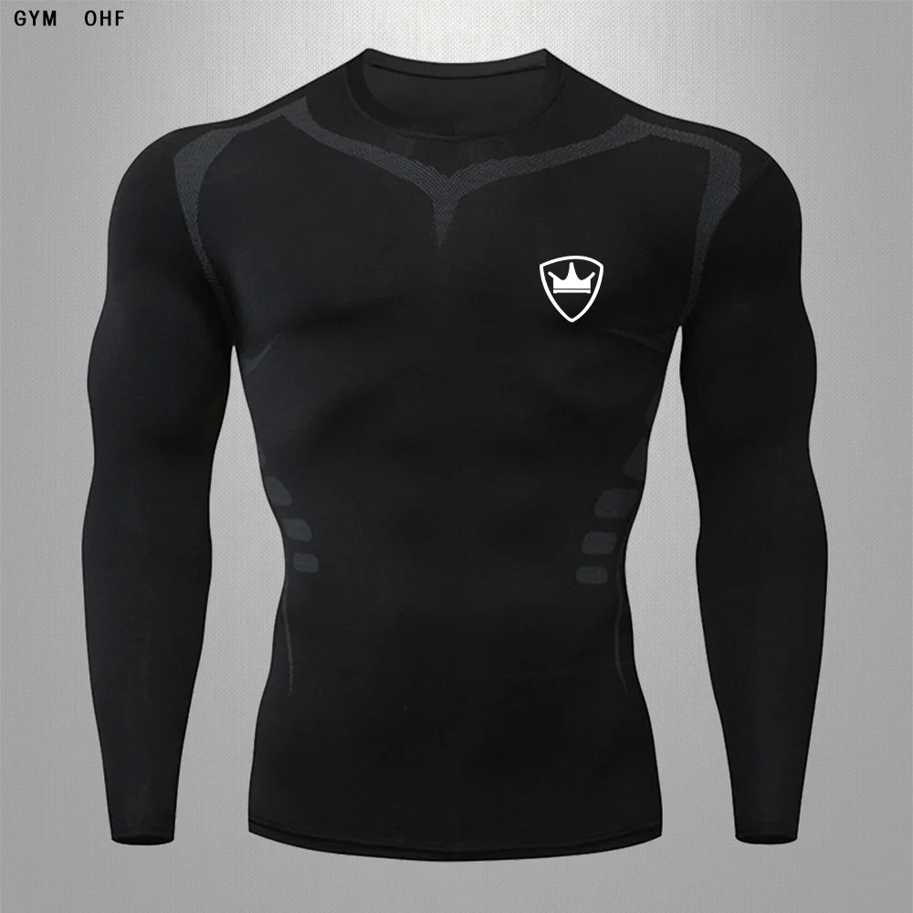 

MMA Rashguard Running Men'S New Sports T-Shirt, Fitness Men'S Brand Sports T-Shirt, Sportswear, Top, Quick Drying Tight