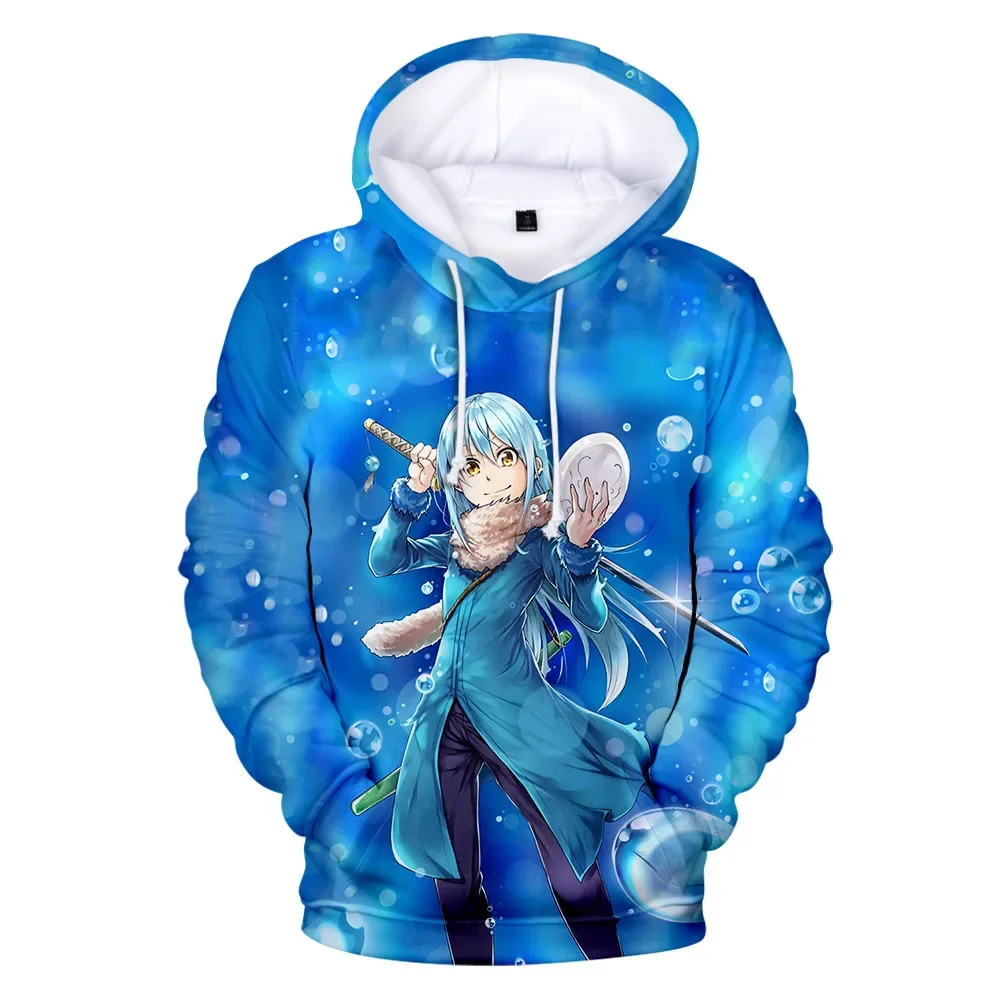 سترة بغطاء رأس إنمي ريمورو اليابانية ، سترة بغطاء رأس مطبوعة ثلاثية الأبعاد ، ملابس تنكرية للرجال ، سترة كبيرة الحجم #3