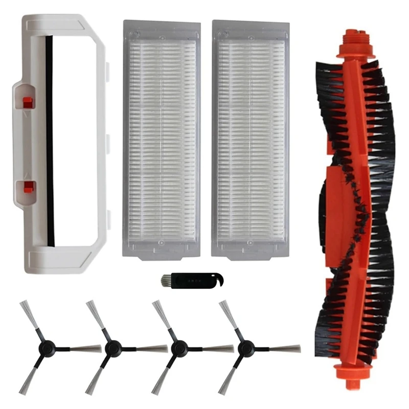 

Запчасти для робота-пылесоса Coredy SL200, основная боковая щетка, фильтр НЕРА, насадка на швабру