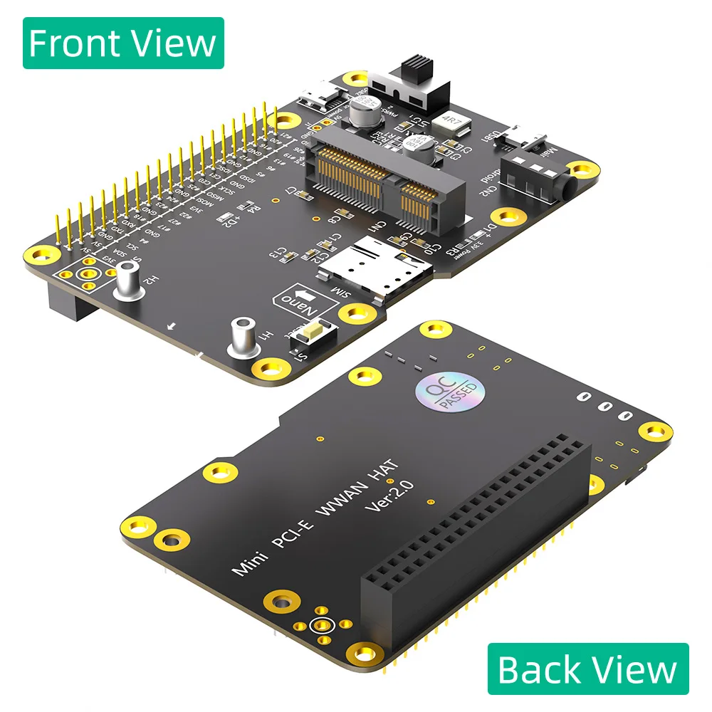 ADT-Link Raspberry Pi 3G/4G/LTE Network Adapter Card Mini PCIE USB 2.0 Raspberry Pi Network Expansion Card for Laptop