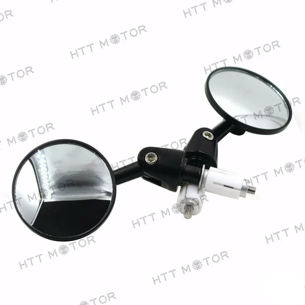 

Round Bar End 25MM Mirrors Adjustable Foldable for Harley Davidson Yamaha Standard Hollow 1 Inch Diameter Handlebars