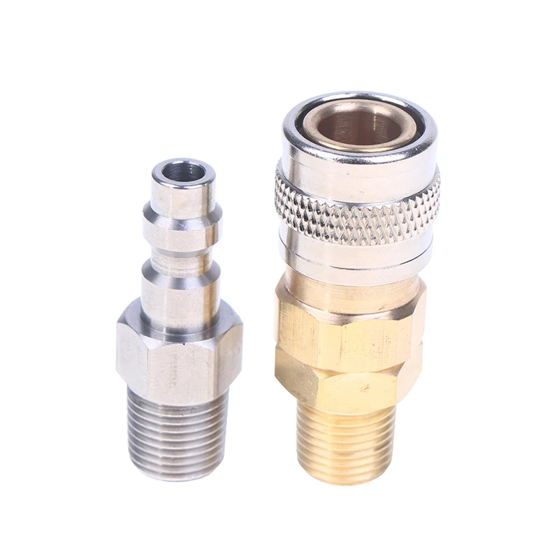 **1PC 1/8 NPT Thread American System Foster Quick Disconnect Coupler Male Plug 22-2 Or 23-2 Female Coupler 2202, 2302