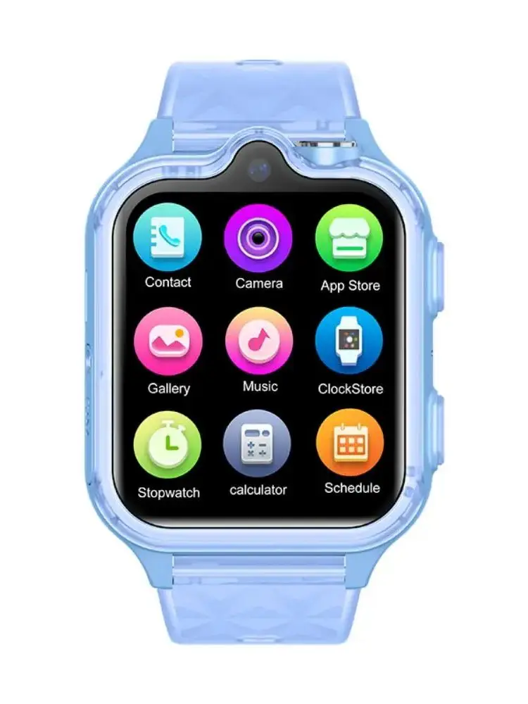 Wonlex KT42 enfants montre intelligente double caméra 4G appel vidéo GPS localisation Tracker jouer magasin APP télécharger 2 + 16GB montre intelligente enfants