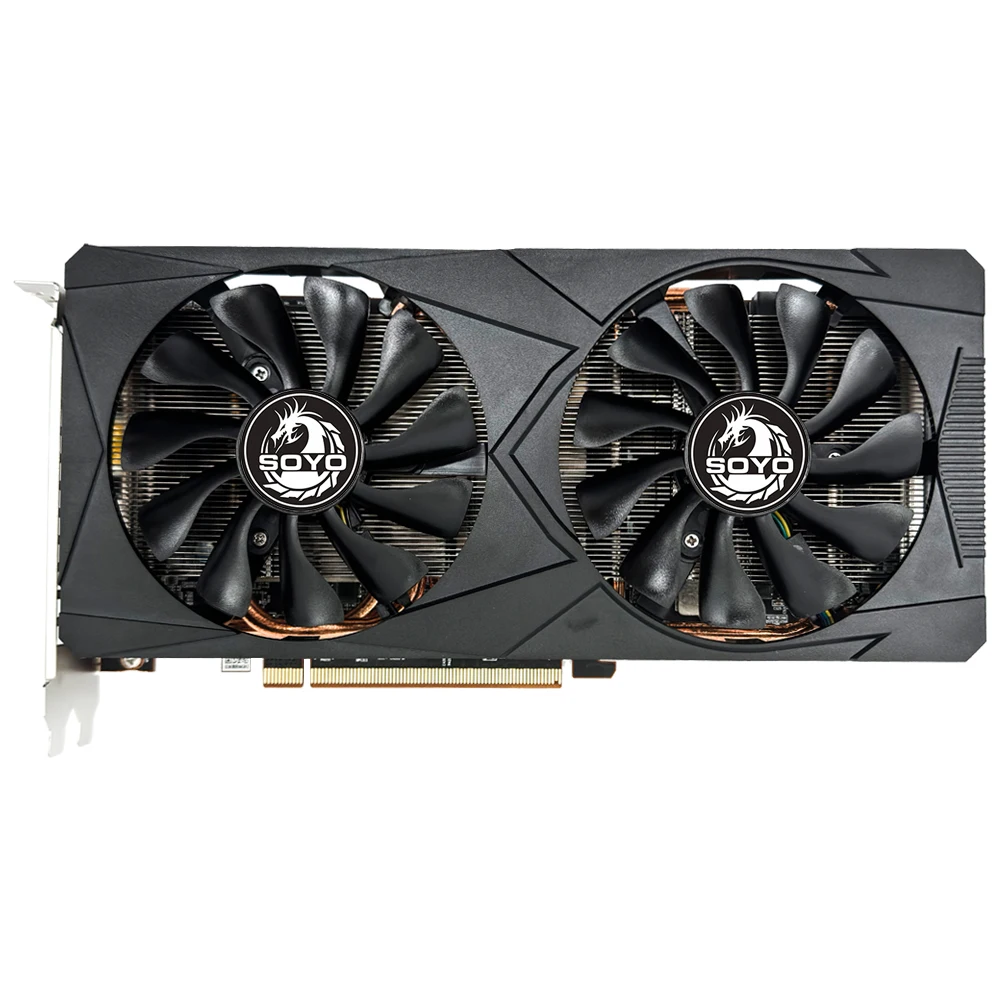 SOYO Brand New AMD RX5700XT 5500XT 5600XT 8GB Graphics Card GPU GDDR6 Memory  256Bit 7nm Gaming Video Card Support Desktop CPU