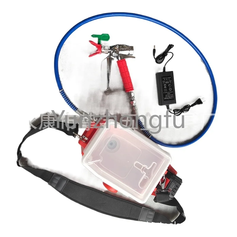 Handheld Spraying Machine High Voltage High Power Spray Gun Backpack Lithium Battery Charging