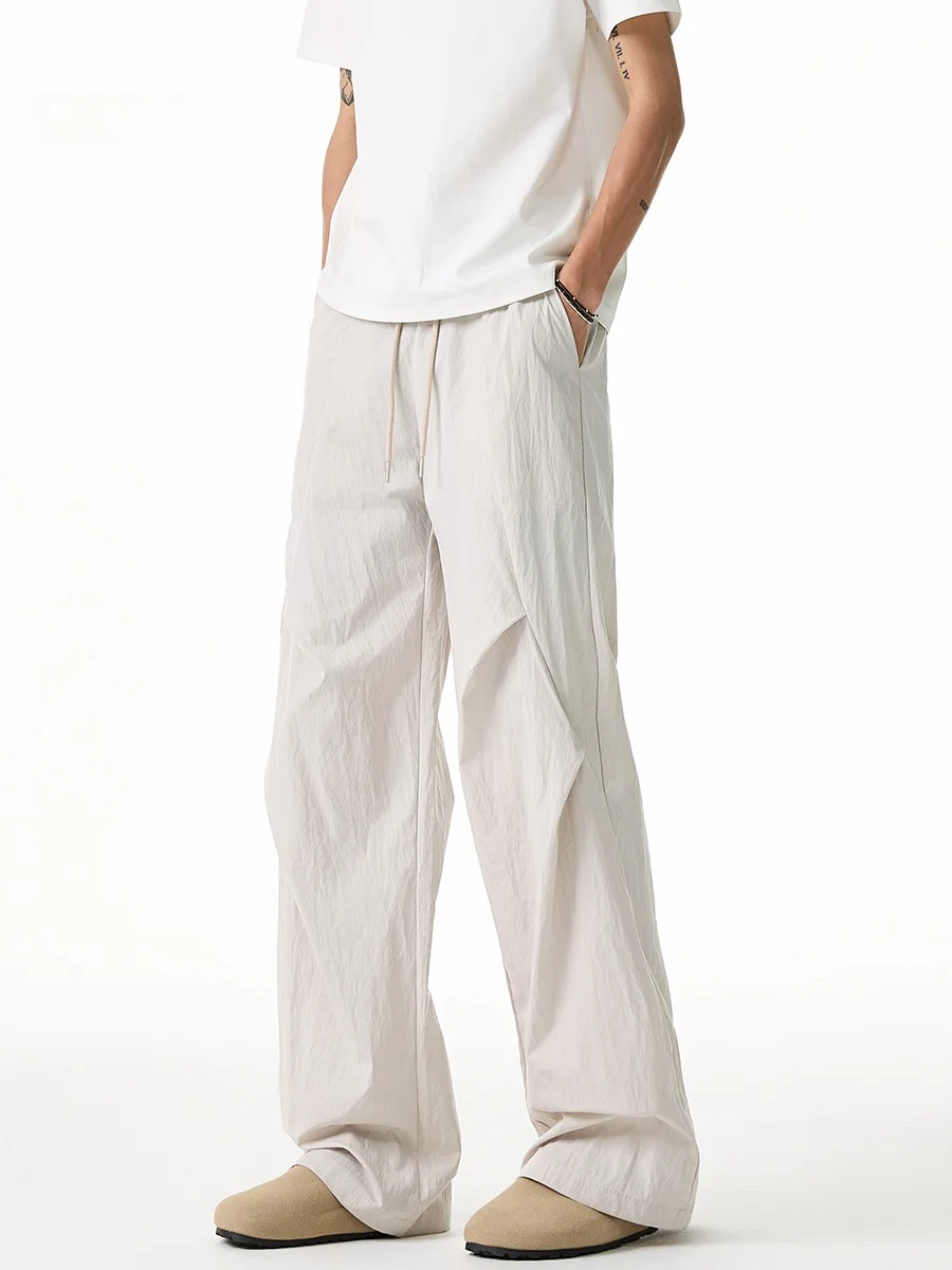 

Американские сложенные брюки для десантника Qui Dry, мужские летние дышащие длинные брюки из ледяного шелка, функциональные прямые свободные рабочие брюки...