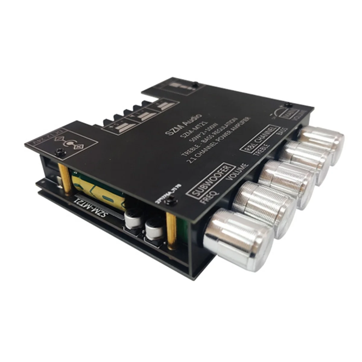 POP-lZK-TH21 Bluetooth 5,0 2,1-канальный усилитель сабвуфера, плата 50 Втx2 + 100 Вт, 2,1-канальный силовой аудио стерео бас