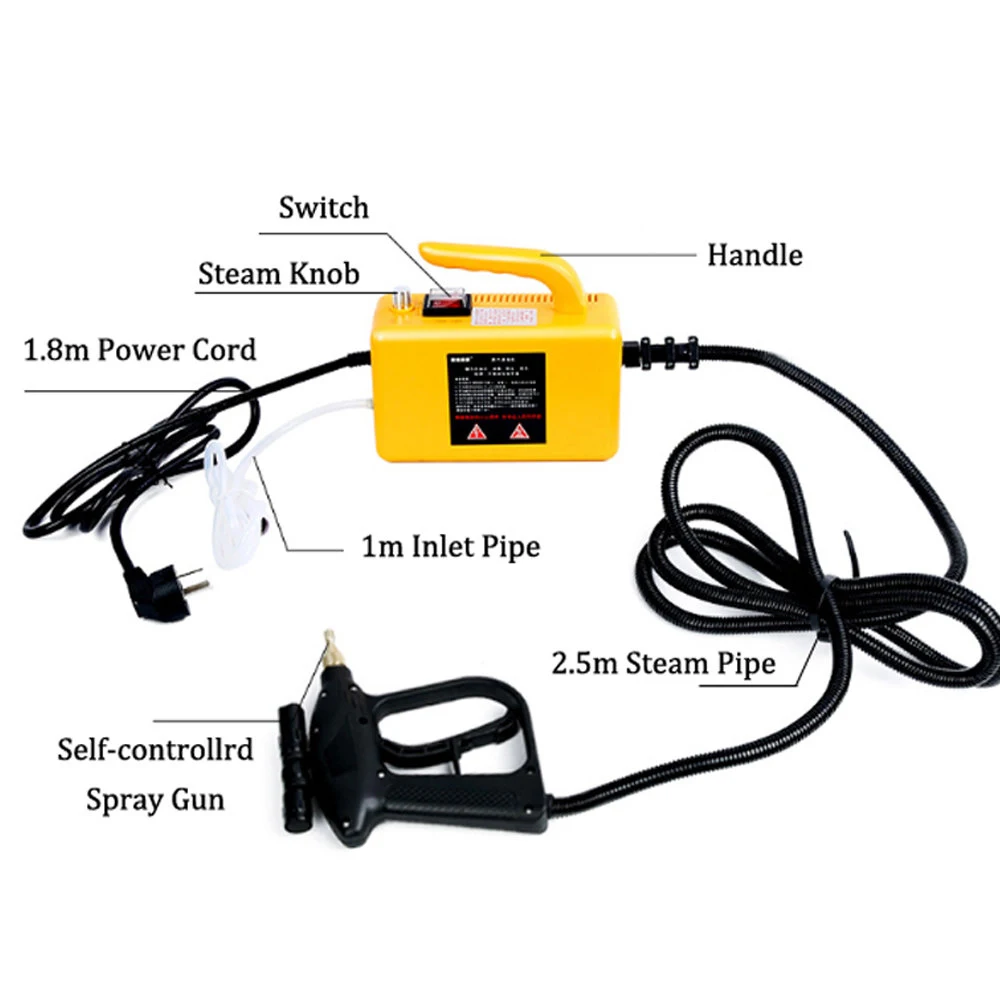 Household Steam Cleaning Machine Air Conditioner Parts Washing Tools Adjusted Function Portable Home Cleaning Steam Cleaner