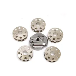 1pc 45751 Bobbin case+5pcs 45785 bobbins for Singer 221,221k,222,301,301A