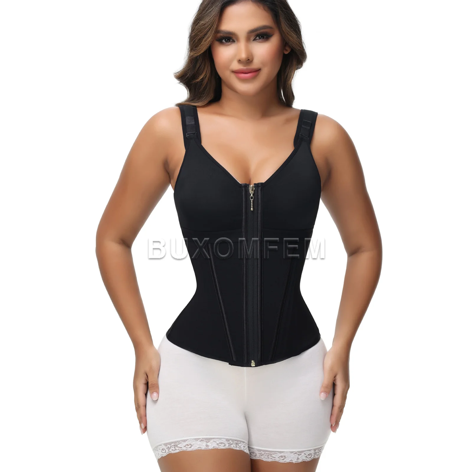 Multi-Colored Lace Shaping Vest Fajas High-Backed Versatile Bodysuit Shapewear Women\'s Modeling Corset Waist Trainer Girdles