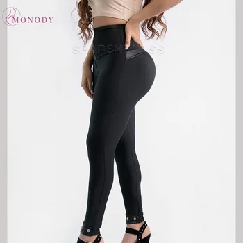 Kadın pantolon tayt orta bel uzun dar pantolon elastik tayt şekillendirici popo kaldırıcı zayıflama uyluk şekillendirici şekillendirme pantolon