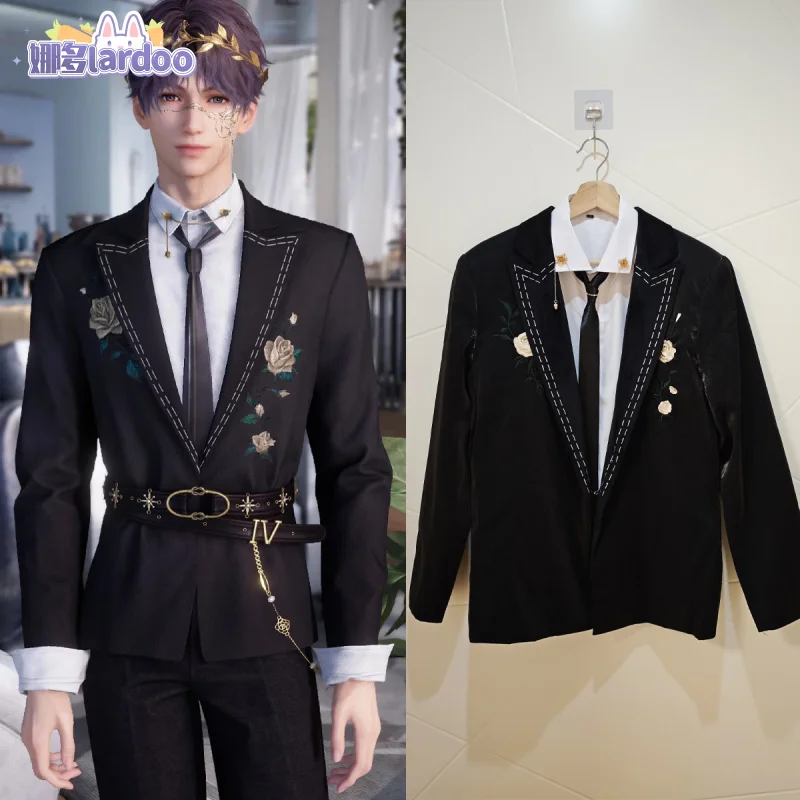 

Love and Deepspace Rafayel Cosplay Costume Rose Secret Letter Halloween Carnival Party Christmas Play Role Clothes Clothing