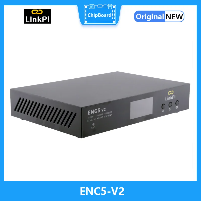 

[ENC5-V2] HDMI Encoder Decoder 4K 1080P NDI HX SRT RTMP RTSP Live Stream IPTV IPCam