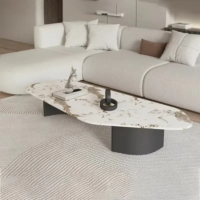 Mechanism Style Nordic Coffee Tables Marble Effect Retro Luxury Design Coffee Tables Glam Modern Couchtisch Unique Furniture