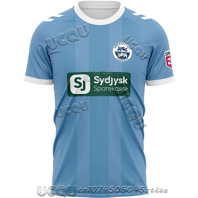 

24/25 Men's Sønderjyske Handball Shirt Youth Kids Sportwear Oversized Training Handball Uniform Breathable Unisex Jersey Tee